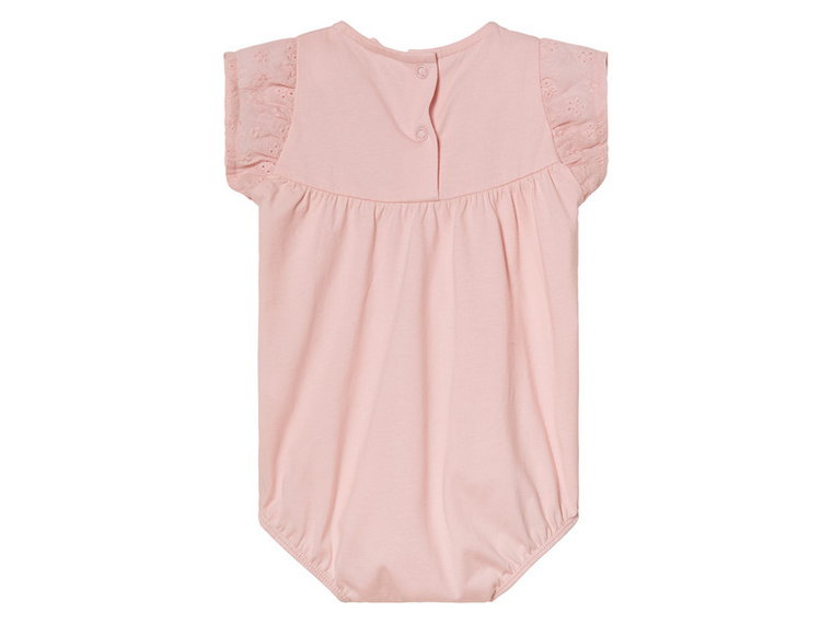 lupilu Body z koszulką niemowlęce z bawełny (62/68, Różowy)
