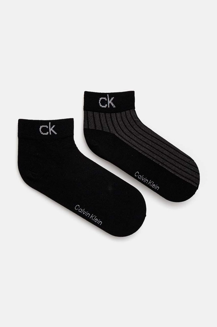 Calvin Klein skarpetki 2-pack męskie kolor czarny 701229434