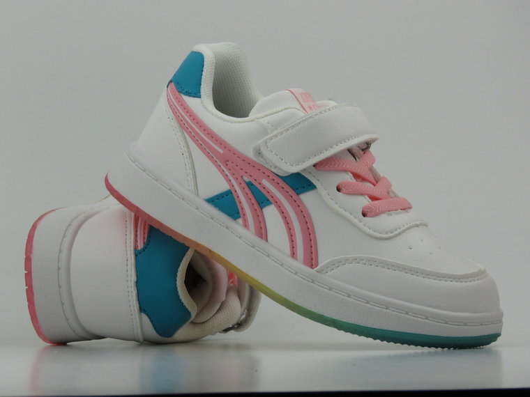 Sneakersy, trampki dziecięce sportowe - American Club XD71/23, białe