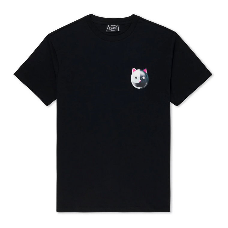 Fajny Kot Graficzny T-shirt Ripndip