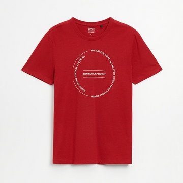 House - Koszulka z nadrukiem Awkwardly Perfect - Czerwony