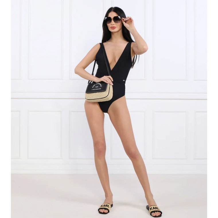 Karl Lagerfeld Strój kąpielowy karl dna deep v swimsuit