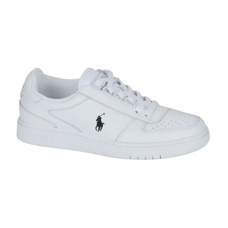 Bianco Nero Court Sneaker Polo Ralph Lauren