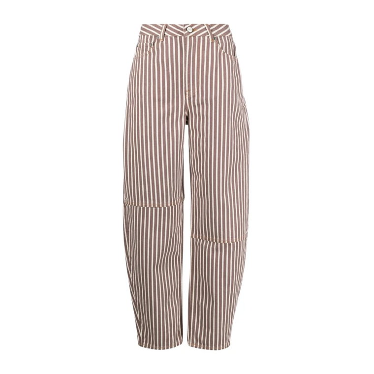 Cropped Trousers Ganni