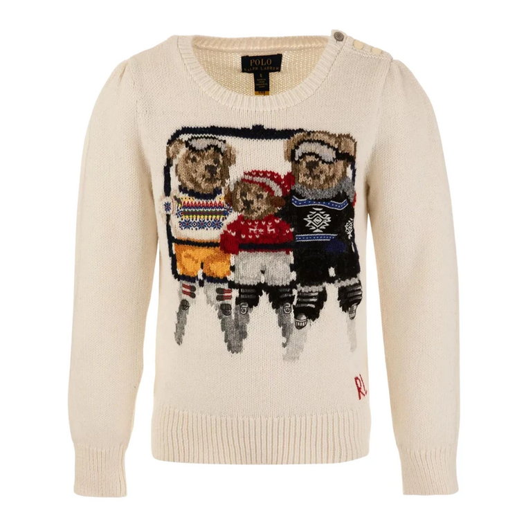 Teddy Ski Sweterki dla Dziewczynek Ralph Lauren