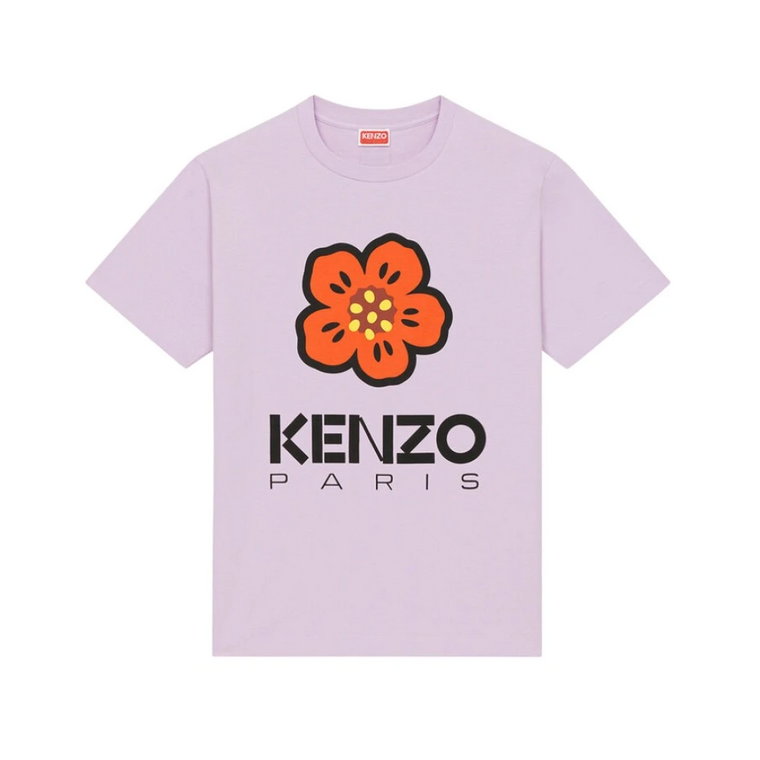 Miejska koszulka z kwiatowym nadrukiem Kenzo