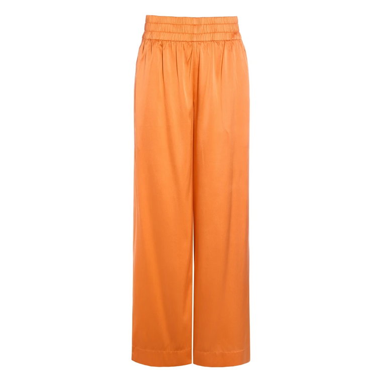 Eleganckie Jedwabne Spodnie Mandarin Dea Kudibal