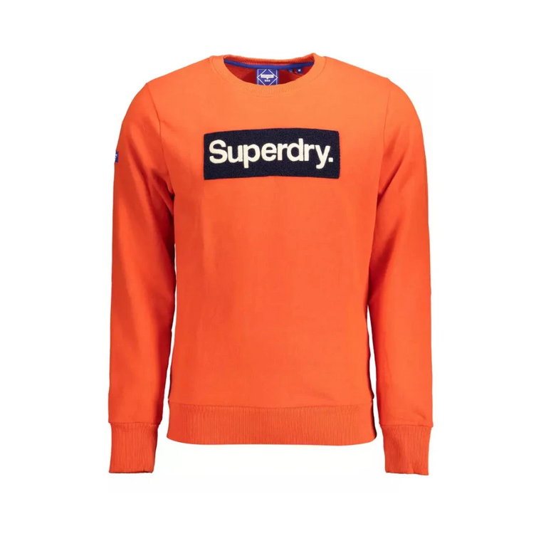 Haftowany sweter z bawełny Superdry