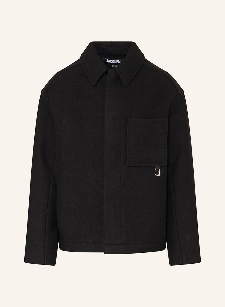 Jacquemus Bosmanka Le Manteau Court schwarz