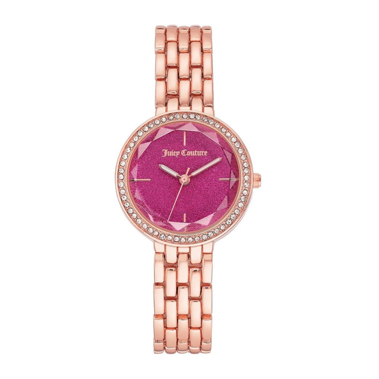 Różowe Złote Damskie Zegarek Juicy Couture