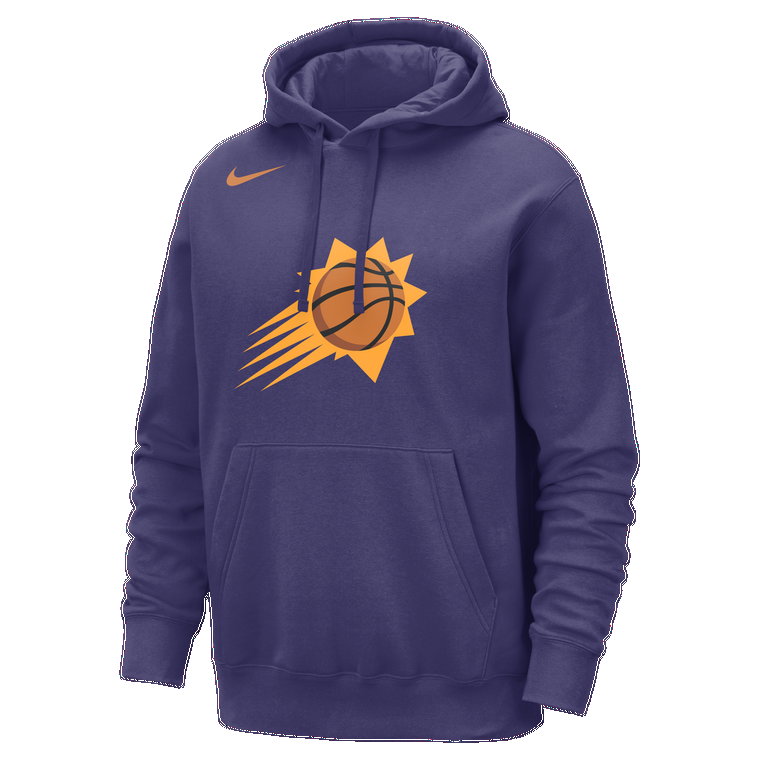 Męska bluza z kapturem NBA Nike Phoenix Suns Club - Fiolet