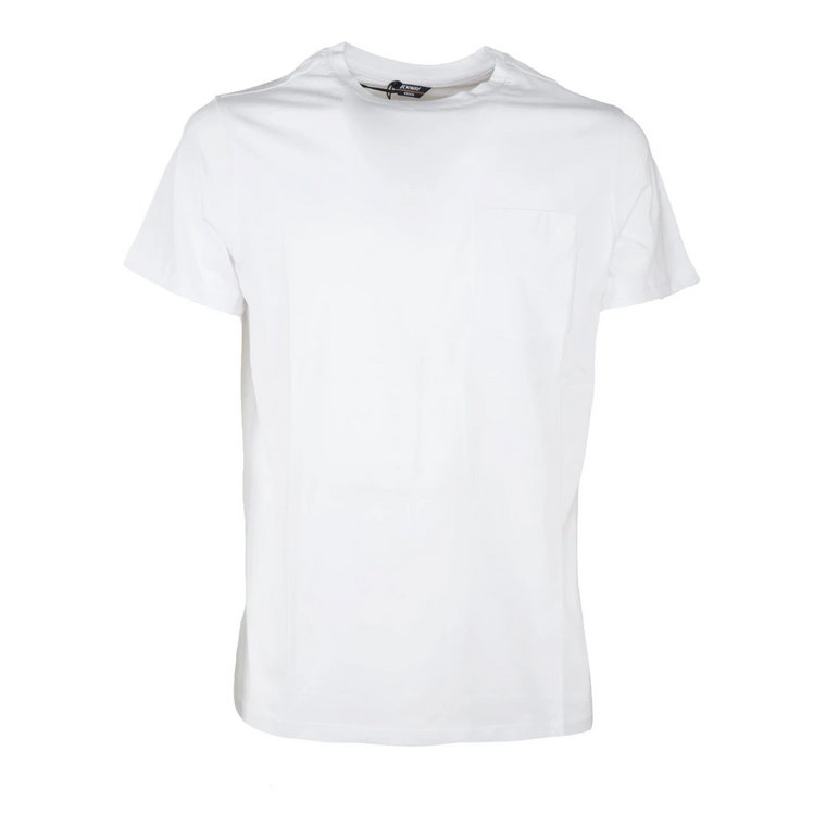 Sportowy T-shirt Bianca Biały Jersey K-Way