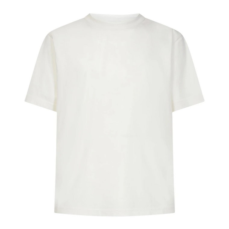 Biała Recyklingowana Bawełniana Koszulka z Jerseyu Heron Preston