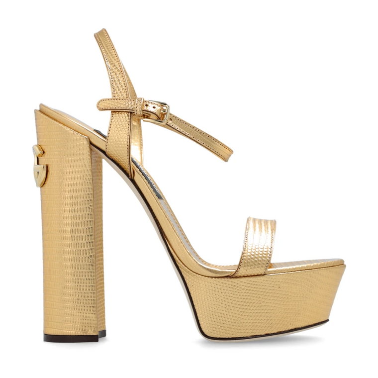 Sandały na platformie Dolce & Gabbana