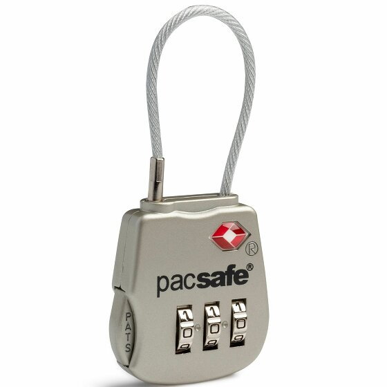 Pacsafe Zamek kablowy Prosafe TSA steel