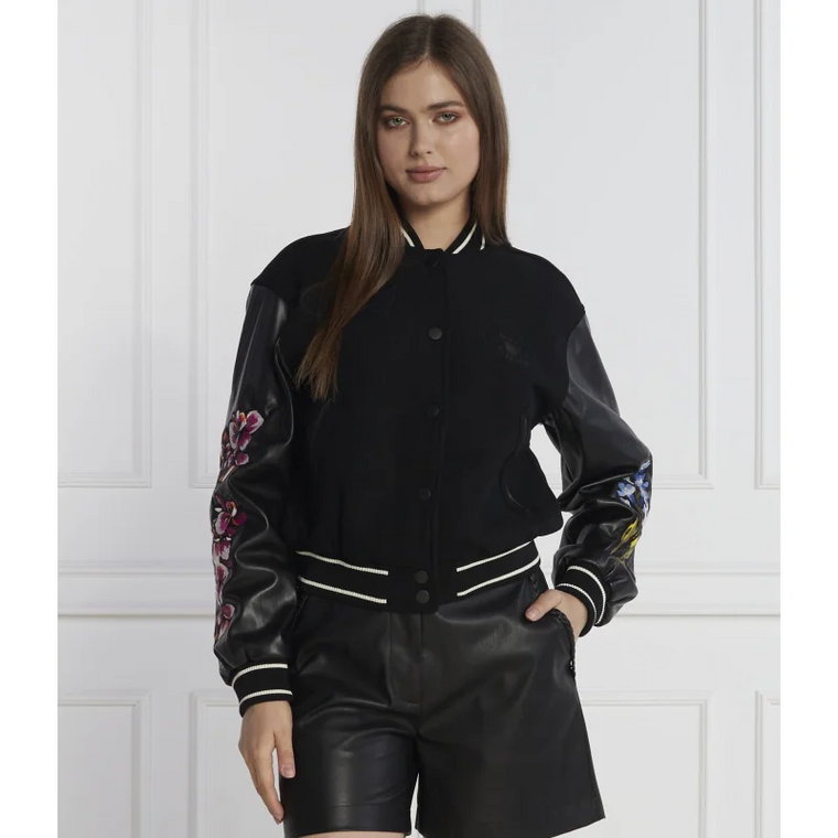 Desigual Kurtka bomber | Regular Fit | z dodatkiem wełny