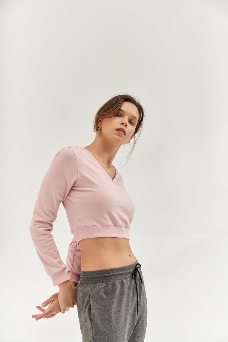 Top do jogi MOONDUST Crop Top - glowing pink s/m