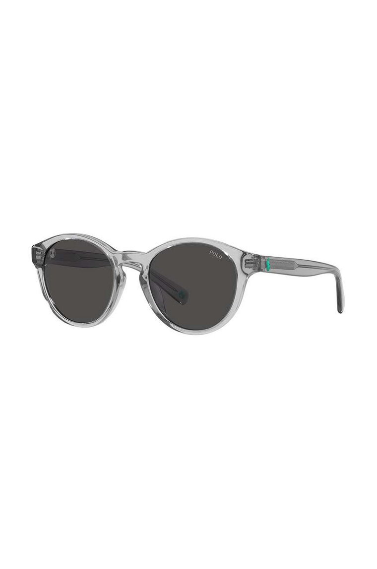 Polo Ralph Lauren okulary przeciwsłoneczne dziecięce kolor szary 0PP9505U