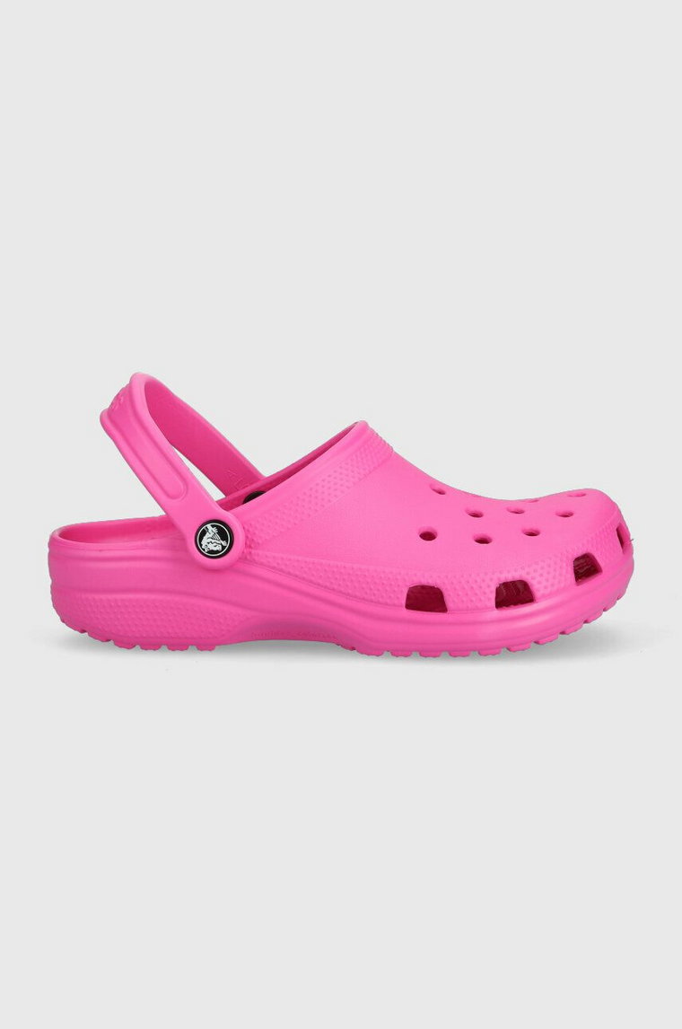 Crocs klapki Classic damskie kolor różowy 10001