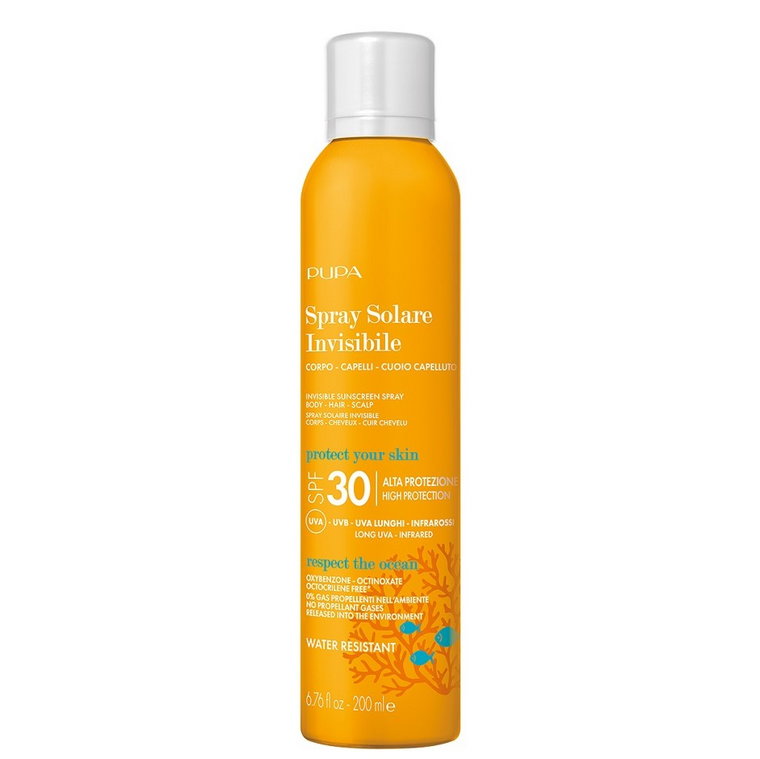 Pupa Sun Transparentny spray przeciwsłoneczny SPF30