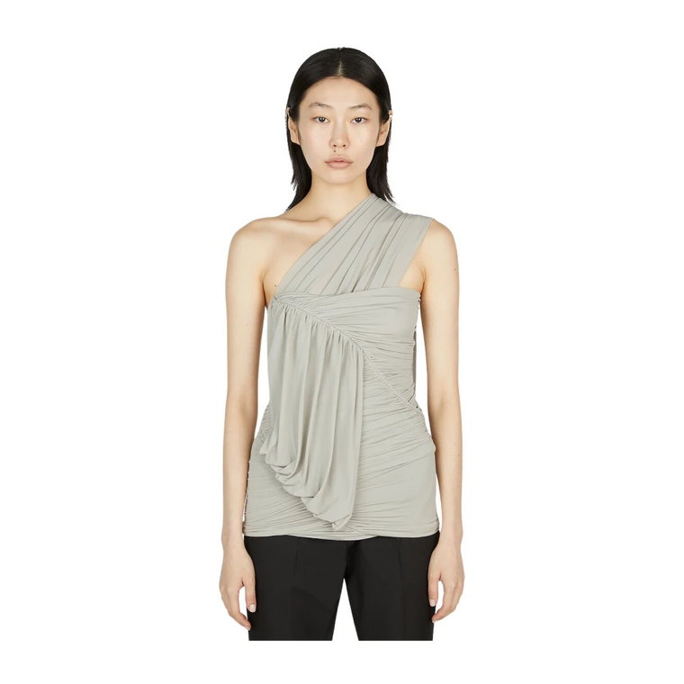 Edfu Gathered Top - Modny Styl Rick Owens