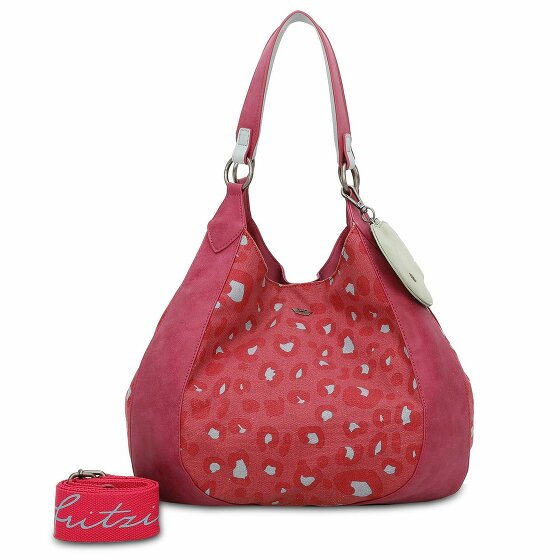 Fritzi aus Preußen Izzy Woo Canvas Torba na ramię 32 cm leo pink