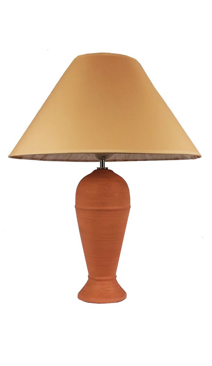 Lampka CERAMICZNA nocna stołowa abażur FSL3094 OR+GO