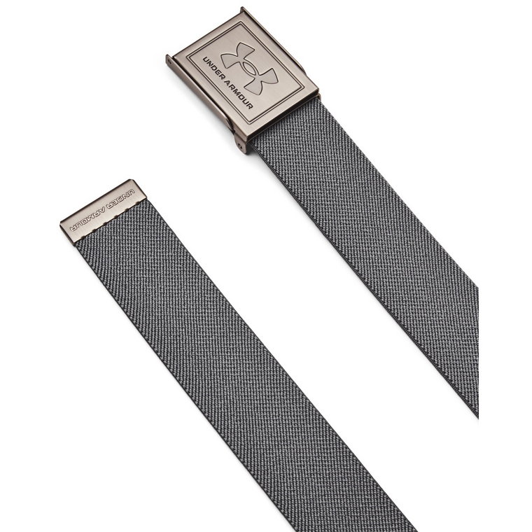 Męski pasek Under Armour M Stretch Webbing Belt - szary