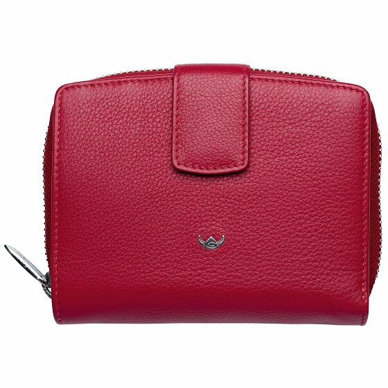 Golden Head Madrid Wallet RFID Leather 12,5 cm rot