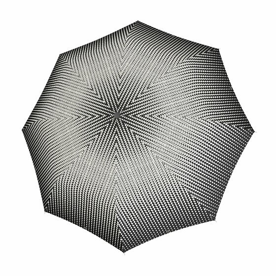 Doppler Fiber Magic Kieszonkowy parasol 29 cm white traced