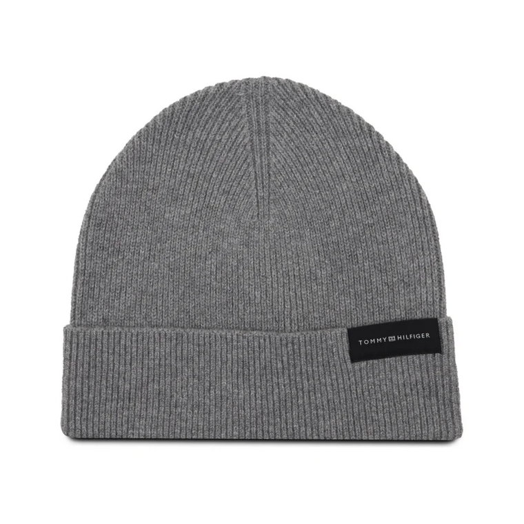 Tommy Hilfiger Czapka UPTOWN WOOL BEANIE | z dodatkiem wełny