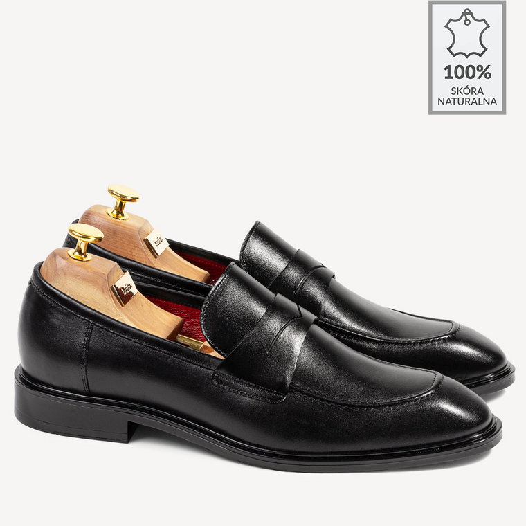 BRILU loafersy Matthew czarne