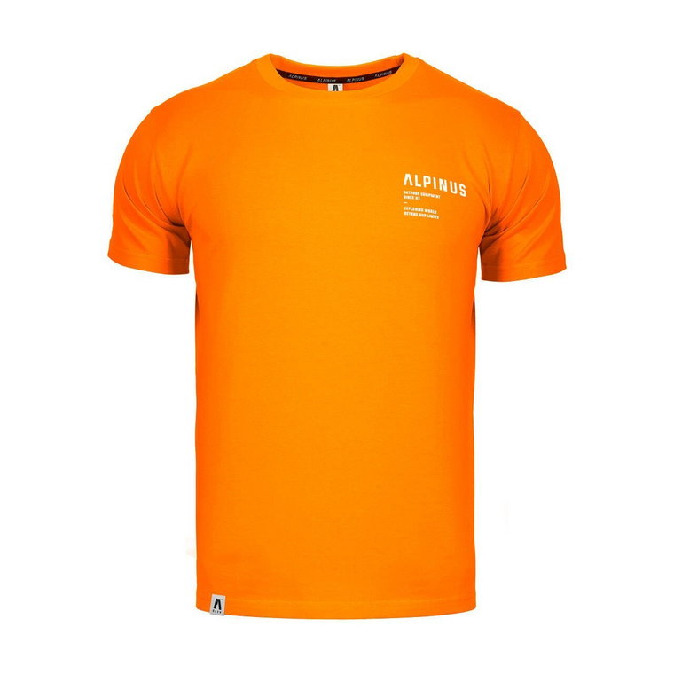 Koszulka trekkingowa męska Alpinus Cadino pomarańczowa