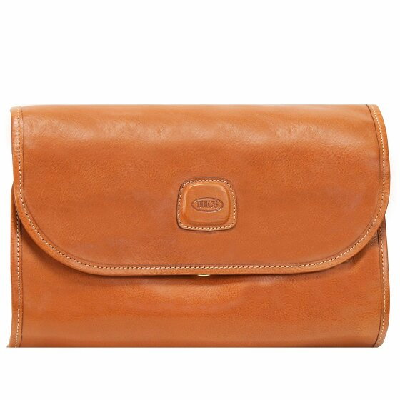 Bric's Life Pelle Wash Bag 30 cm cognac