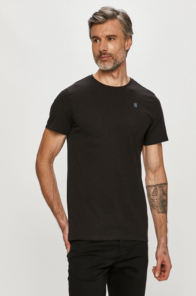 G-Star Raw t-shirt bawełniany kolor czarny