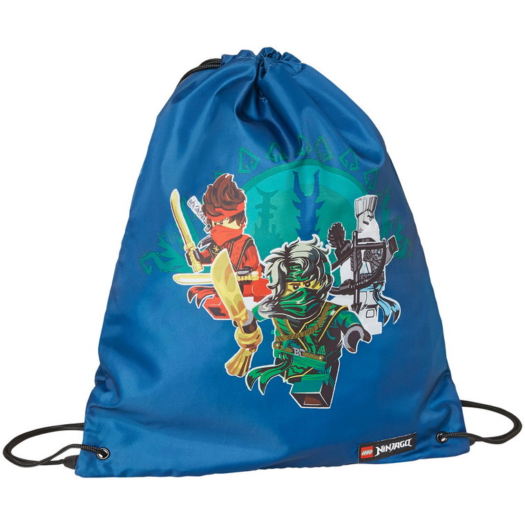 LEGO Ninjago Into the Unknown Gymsack 10105-2303, Niebieskie Worek, pojemność: 4 L