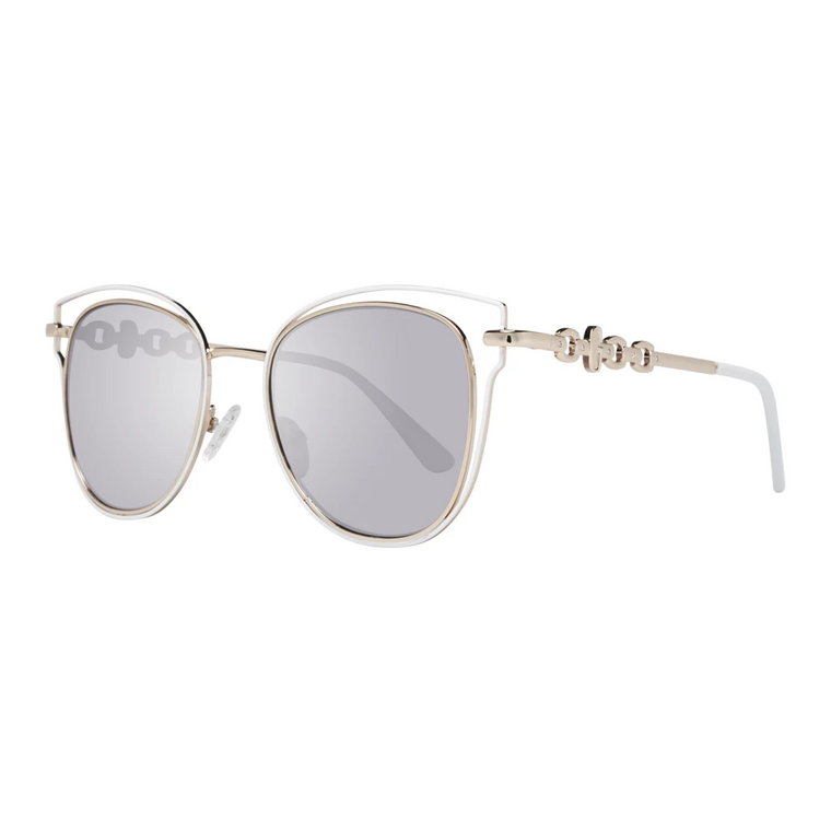 Białe Okulary Przeciwsłoneczne w stylu Cat Eye Guess