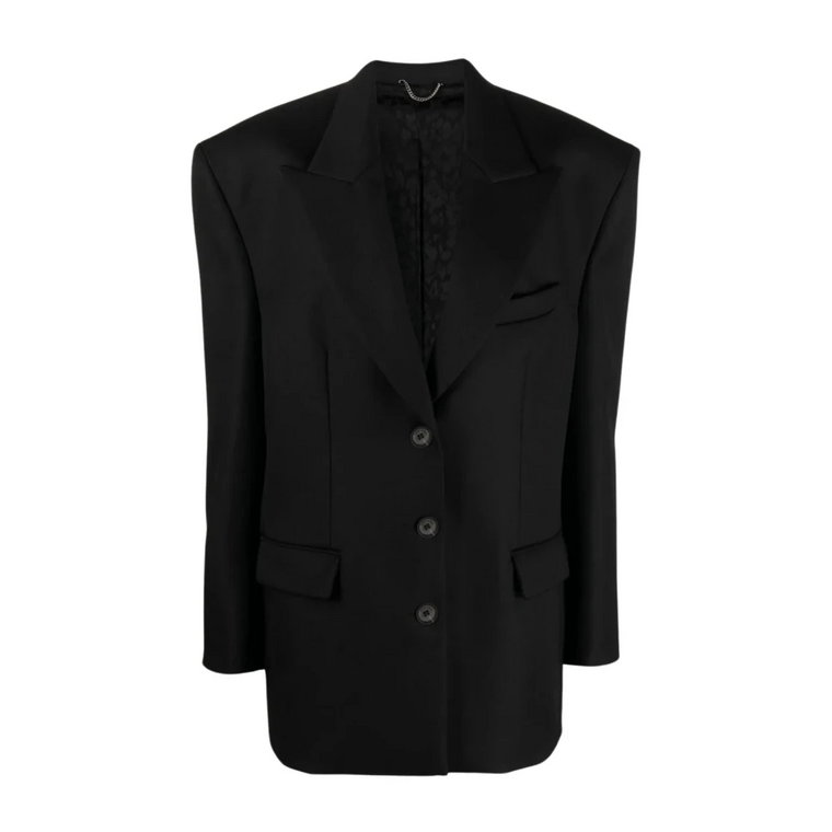 Czarny Aw23 Blazer Magda Butrym