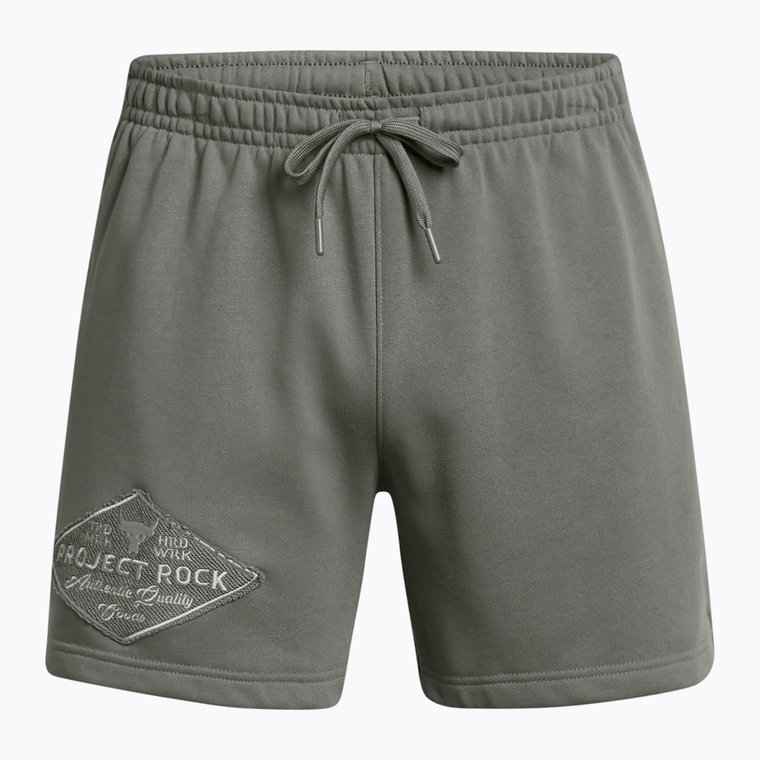 Spodenki treningowe męskie Under Armour Project Rock HWT clay green