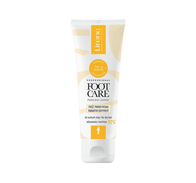 LIRENE FOOT CARE MAŚĆ PARAFINOWA DO SUCHYCH STÓP 75ML