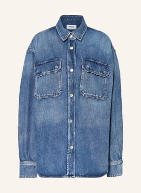 Agolde Koszula Jeansowa Oversize Camryn blau