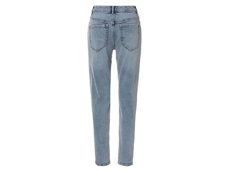 esmara Jeansy damskie z bawełną, straight fit (34, regularna długość, Jasnoniebieski)