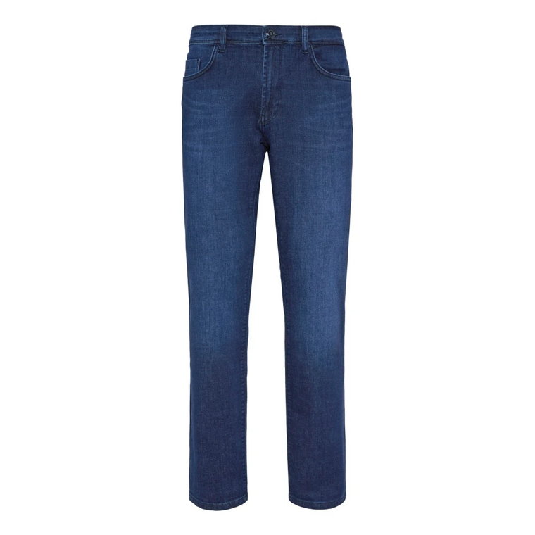 Stretch Denim Jeans Boggi Milano