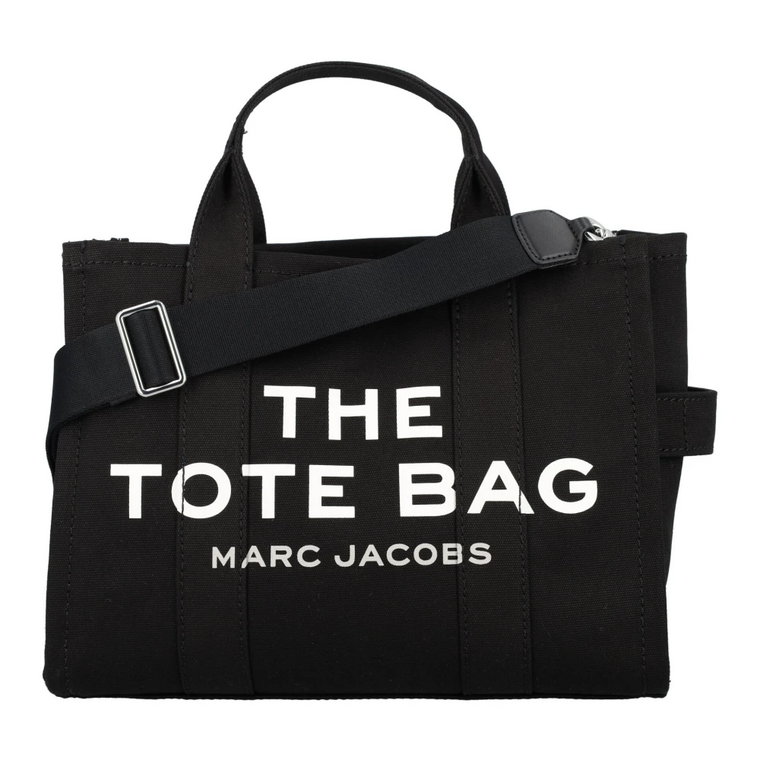 Czarna torba z płótna dla kobiet Marc Jacobs