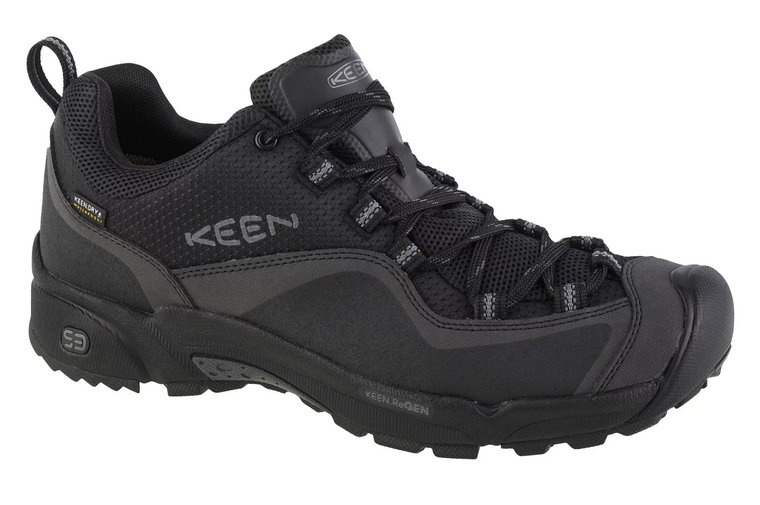 Keen Wasatch Crest WP 1026199, Męskie, Czarne, buty trekkingowe, tkanina, rozmiar: 43