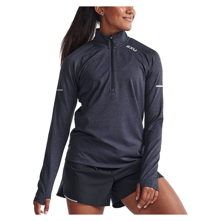 Bluza do biegania damska 2XU Aero 1/2 Zip LS WR7245a