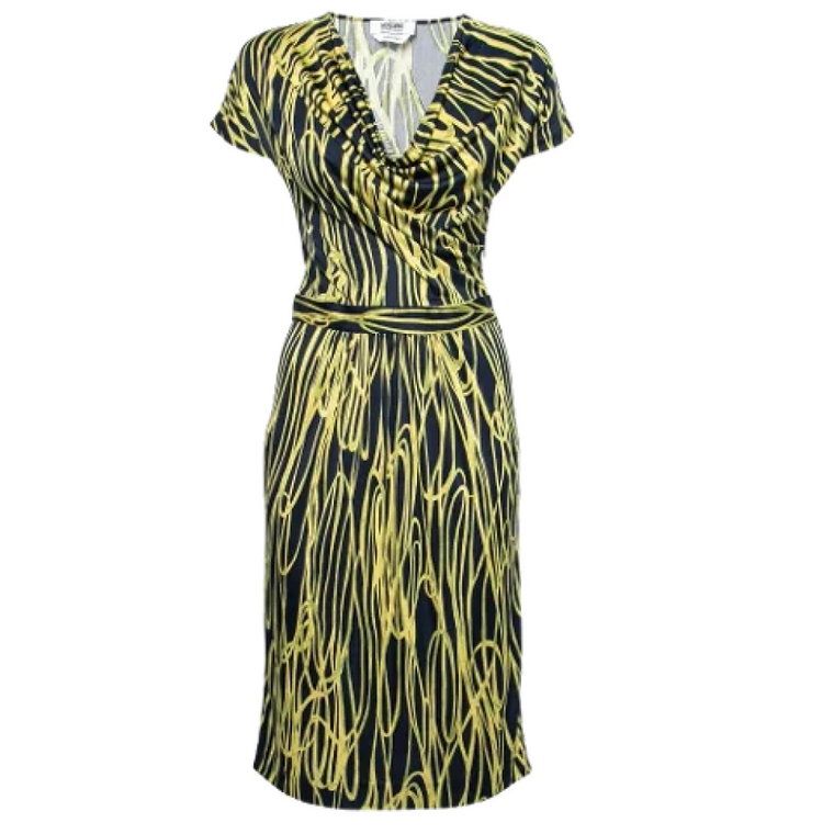Pre-owned Silk dresses Moschino Pre-Owned