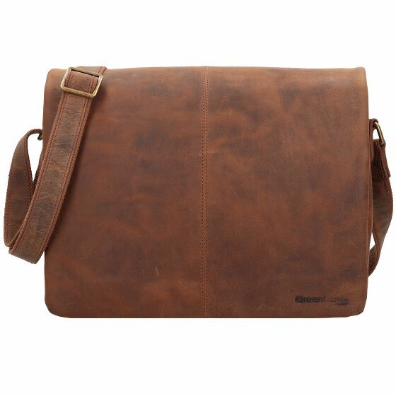 Greenland Nature Montenegro Messenger Leather 38 cm braun