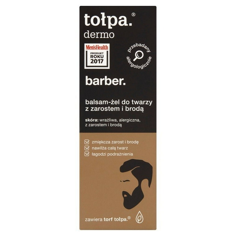 Tołpa Men - balsam-żel do twarzy z zarostem i brodą 75ml