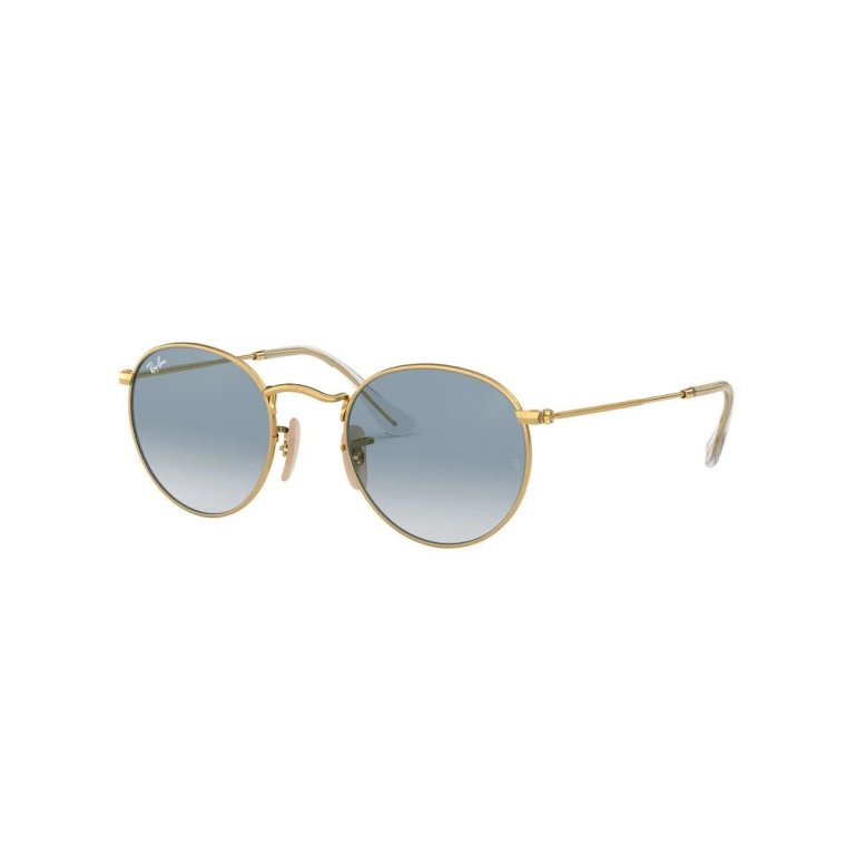 Round Metal Okulary przeciwsłoneczne Niebieski Gradient Ray-Ban